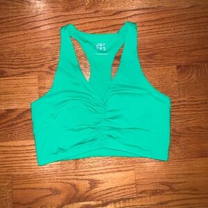 JoyLab Vibrant Green Activewear Top